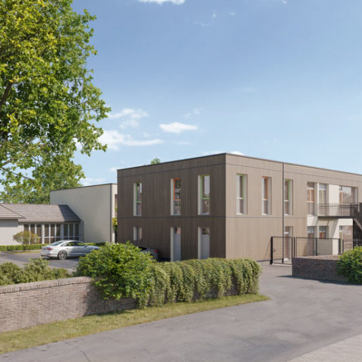Straßenansicht moderne Kita